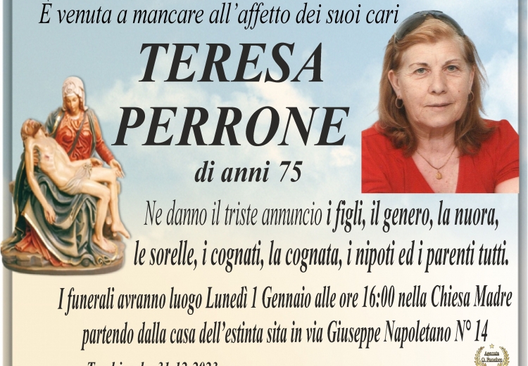 ANNUNCIO TERESA PERRONE 